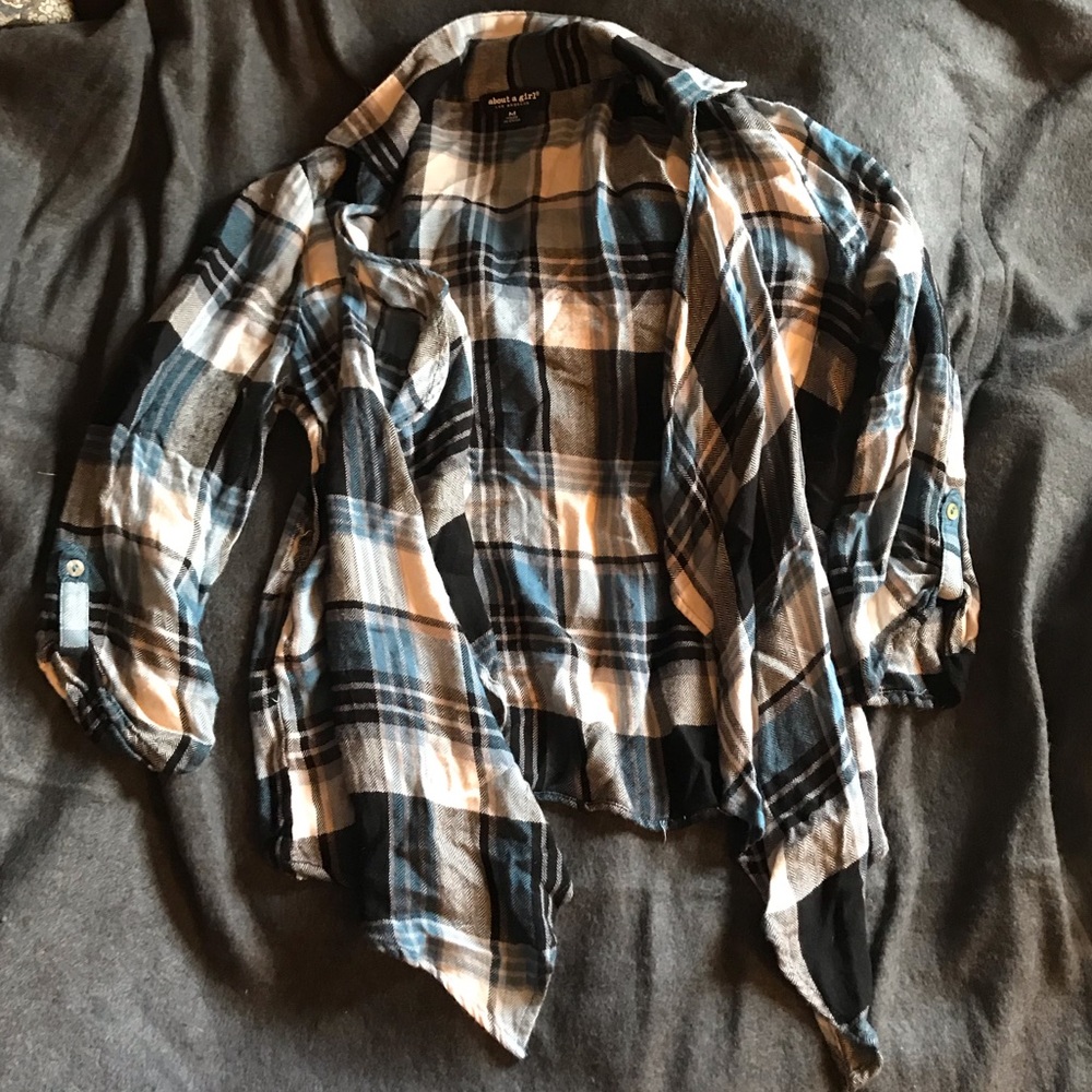 Flannel blouse shirt